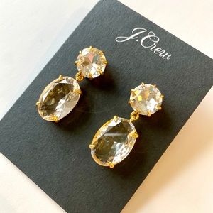 J. Crew Oval Drop Earrings
